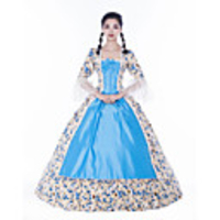 Maria Antonietta Retro Vintage Rococo Vacation Dress Dress Masquerade Women