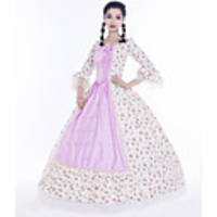 Maria Antonietta Retro Vintage Rococo Vacation Dress Dress Masquerade Women