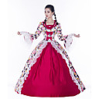 Maria Antonietta Retro Vintage Rococo Vacation Dress Dress Masquerade Women