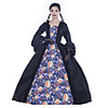 Maria Antonietta Retro Vintage Rococo Vacation Dress Dress Masquerade Women