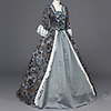 Maria Antonietta Retro Vintage Rococo Victorian Medieval Vacation Dress Dress Masquerade Women