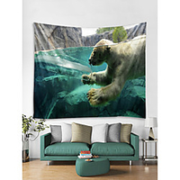 Marine animal Wall Decor 100% Polyester Contemporary Wall Art,  Wall Tapestries Decoration