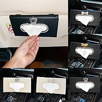 Mask Holder for Car Tissue Holder for Car Visor Napkin Holder for Car Paper Towel Case Bling Car Accessories 1PCS miniinthebox