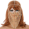 Masquerade Retro Vintage Ethnic ABS Resin Alloy For Lady Cosplay Halloween Carnival Women