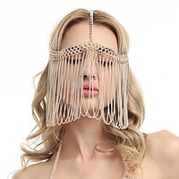 Masquerade Retro Vintage Ethnic Alloy For Lady Cosplay Halloween Carnival Women