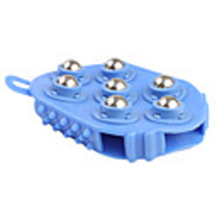 Massage Tool with 7 Steel Beads,  Blue