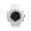Matrix Style LCD Falling Numbers Fashion Watch (White)