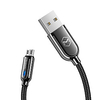 MCDODO Micro USB Cable Braided LED Quick Charge 2.4 A 1.5m(5Ft) 1.0m(3Ft) Nylon TPE For Samsung Xiaomi HuaweiPhone Accessory miniinthebox