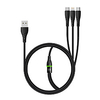 MCDODO Micro USB Lightning USB C Cable All-In-1 1 to 3 2.4 A 1.2m(4Ft) TPE For Samsung Xiaomi HuaweiPhone Accessory miniinthebox