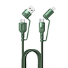 MCDODO Micro USB Lightning USB C Cable All-In-1 1 to 4 Quick Charge 3 A 1.2m(4Ft) TPE For Samsung Xiaomi HuaweiPhone Accessory miniinthebox