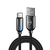 MCDODO USB C Cable Braided LED Quick Charge 2.4 A 1.5m(5Ft) 1.0m(3Ft) Nylon TPE For Samsung Xiaomi HuaweiPhone Accessory miniinthebox