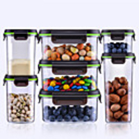 Meal Prep Premier Food Storage Container Pantry Tritan Organization Food Storage Containers with Airtight Lids Multiple Specifications