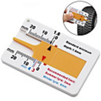 Measure Tool Measrement Supplies 0-20mm Indicator Metalworking Auto Car Tyre Read Depthometer Depth Gauge Page Motorcycle