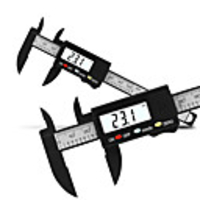 Measuring plastic carbon fiber electronic digital vernier caliper with 0-100 mm electronic digital display caliper