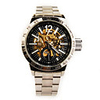 Mechanical Self-winding Luminous Wristwatch Golden Black