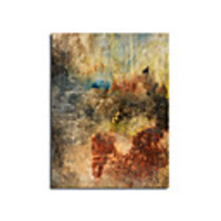 Med Oil Painting Style Art Print without Stretched Frame