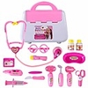 medical play kit for toddlers,  15pcs play doctor kit plastic pretend medical kit kit with sound and light for kids over 3 years old