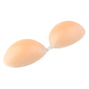 Medium Thickness Silicone Backless Strapless Self-Adhesive Bra - Nude Color (D Cup)
