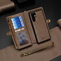 MEGSHI Case For Huawei Huawei P30 / Huawei P30 Pro / Huawei P30 Lite Wallet / Card Holder / Flip Full Body Cases Solid Colored PU Leather