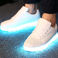 Men and Women Sneakers Party Evening PU Leather White Black Spring Summer miniinthebox