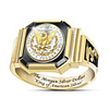 Men Ring Classic Gold Gold Plated Flower Stylish 1pc 7 8 9 10 11 / Men
