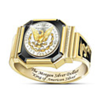 Men Ring Classic Gold Gold Plated Flower Stylish 1pc 7 8 9 10 11 / Men