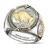 Men Ring Geometrical Gold Brass Animal Fashion 1pc 7 8 9 10 11 / Men