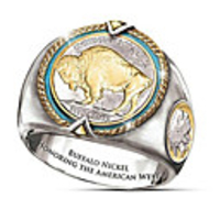 Men Ring Geometrical Gold Brass Animal Fashion 1pc 7 8 9 10 11 / Men