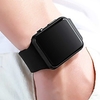 Men Women Digital Watch Digital Modern Style Stylish Casual LCD Digital BlackGloden Black Blue / One Year / Silicone / Large Dial