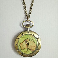 Men Women Pocket Watch Quartz Casual Creative Analog Bronze / Titanium Alloy