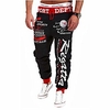 mens Joggers hip hop jogger sport harem pants graffiti Streetwear sweatpants Trousers with pockets (style a, 34-36 inch) miniinthebox