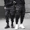 mens joggers pants long trousers multi-pockets Ribbon streetwear cargo pants outdoor fashion casual relaxed fit with drawstring pants miniinthebox