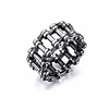 mens motorcycle biker bicycle chain ring,  stainless steel punk rock hip hop bands ring for men boys father