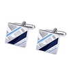 mens simple series luxury french tuxedo shirt cufflinks with gift box purple twill