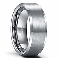 mens wedding ring band tungsten carbide ring for men women rose gold/grey/black matte brushed engagement band 6mm 8mm comfort fit engraved