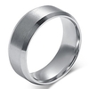 mens womens wedding bands classic 8mm titanium steel promise rings for him high polish comfort fit size 10
