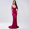 Mermaid / Trumpet Beautiful Back Sexy Prom Formal Evening Dress Halter Neck Sleeveless Sweep / Brush Train Charmeuse with Split 2020