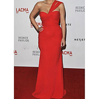 Mermaid / Trumpet Celebrity Style Elegant Prom Formal Evening Dress One Shoulder Sleeveless Floor Length Chiffon with Ruched 2020