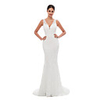 Mermaid / Trumpet Celebrity Style Sexy Engagement Formal Evening Dress V Neck Sleeveless Court Train Sequined with Sequin Embroidery 2020
