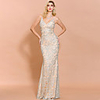Mermaid / Trumpet Floral Sexy Prom Formal Evening Dress Spaghetti Strap Sleeveless Sweep / Brush Train Spandex Lace with Overskirt 2020