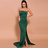 Mermaid / Trumpet Minimalist Sexy Prom Formal Evening Dress One Shoulder Sleeveless Sweep / Brush Train Spandex with Ruched Split 2020