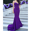 Mermaid / Trumpet Minimalist Sexy Wedding Guest Formal Evening Dress Strapless Sleeveless Court Train Jersey with Sleek 2020