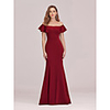 Mermaid / Trumpet Sexy bodycon Engagement Formal Evening Dress Off Shoulder Short Sleeve Floor Length Jersey with Appliques 2020