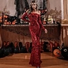 Mermaid / Trumpet Sexy bodycon Prom Formal Evening Dress Off Shoulder Long Sleeve Floor Length Spandex Sequined with Sequin 2020