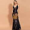 Mermaid / Trumpet Sexy bodycon Prom Formal Evening Dress Spaghetti Strap Sleeveless Sweep / Brush Train Sequined with Sequin 2020