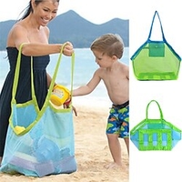 Mesh Beach Bag Extra Large Beach Bags and Totes Tote Backpack Toys Towels Sand Away For Holding Beach Toys Children