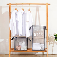 Mesh Breathable Laundry Basket Foldable Laundry Basket Bathroom Storage Basket 1PC miniinthebox