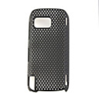 Mesh Hard Back Cover Case for Nokia 5800 Black