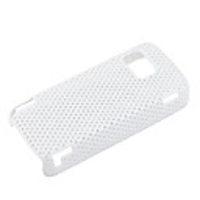 Mesh Hard Back Cover Case for Nokia 5800 White