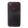 Mesh Plastic Hard Cover Case for iphone 4G White